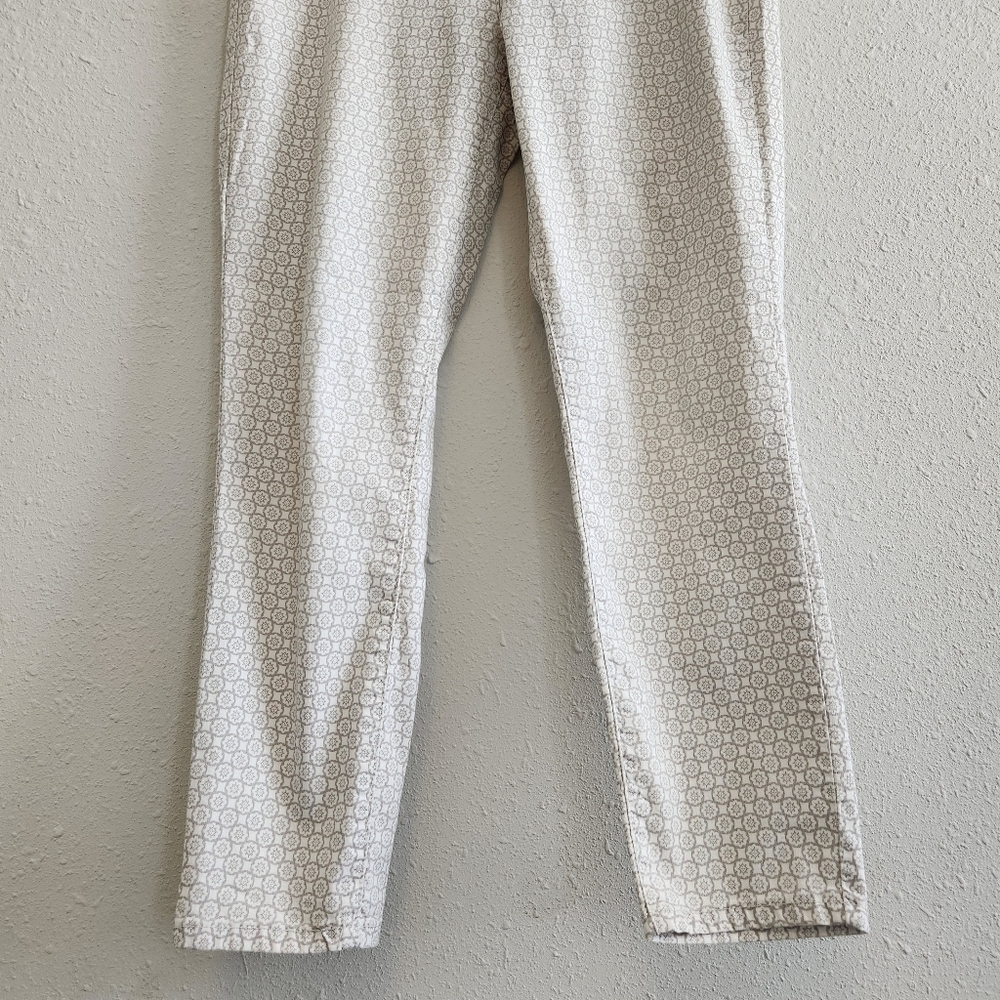 d.jeans Stretchy White & Beige Pants Size 10 💖 - Picture 3 of 9